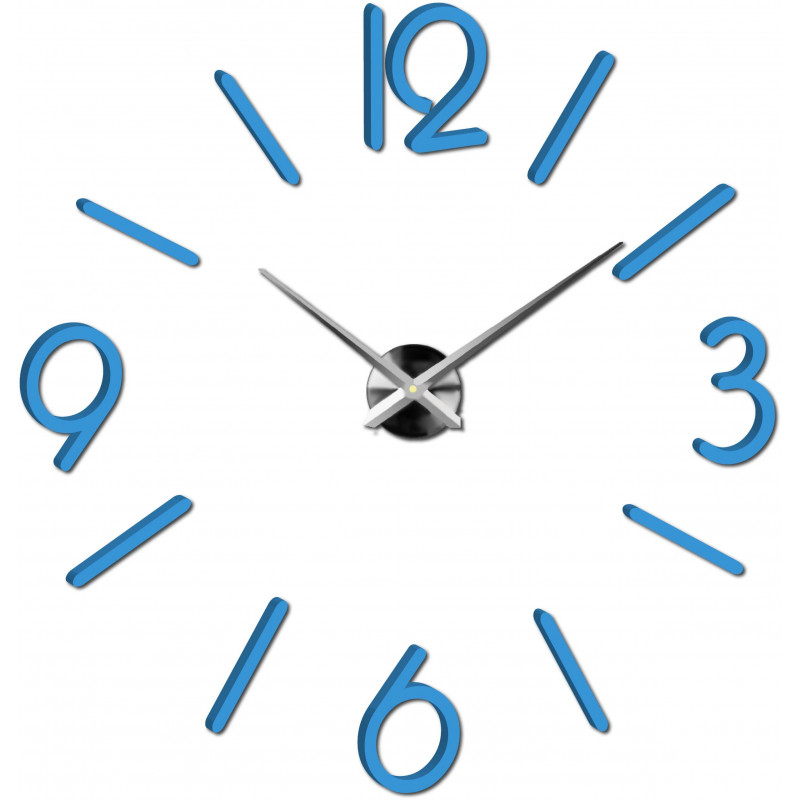 Stick-on wall clocks,luxury stent clocks,plastic clocks