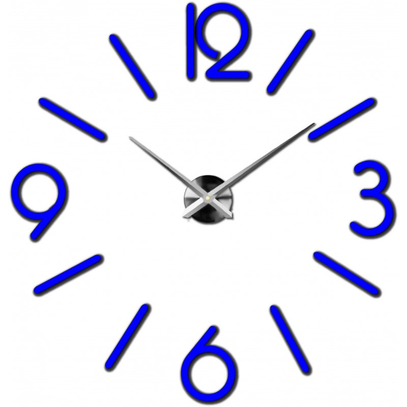 Stick-on wall clocks,luxury stent clocks,plastic clocks