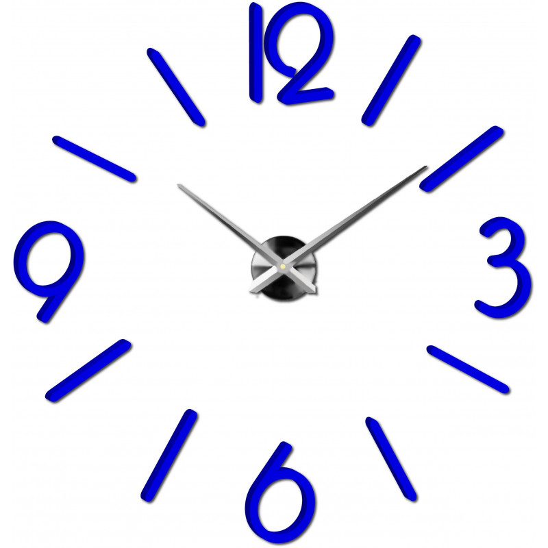 Stick-on wall clocks,luxury stent clocks,plastic clocks