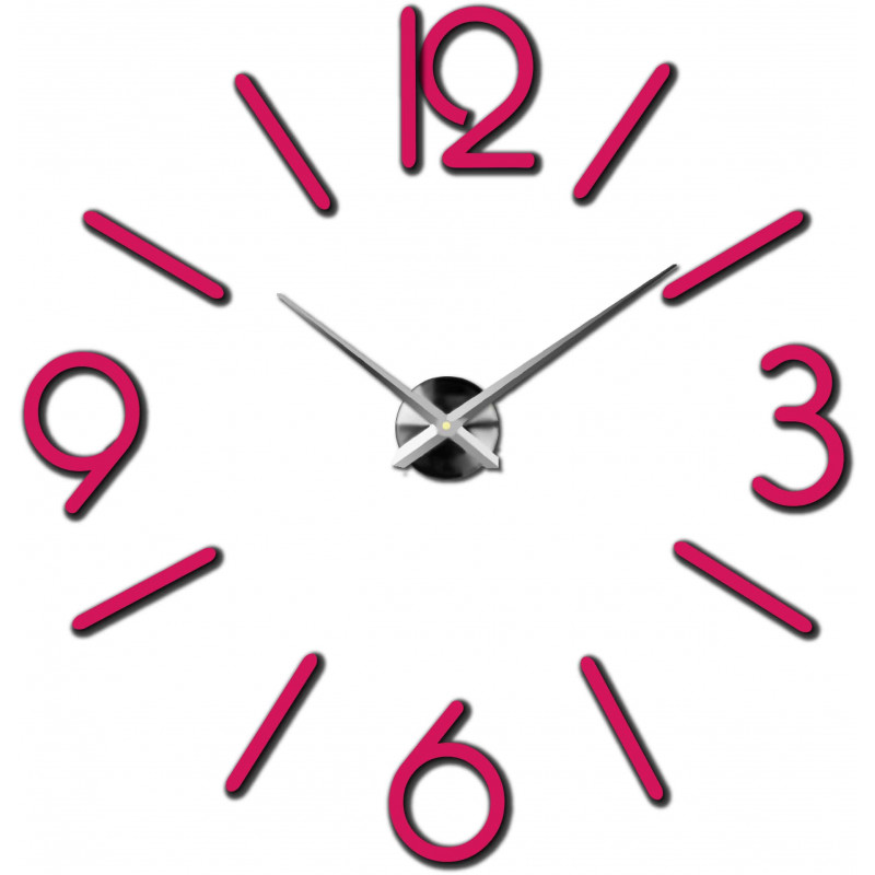 Stick-on wall clocks,luxury stent clocks,plastic clocks