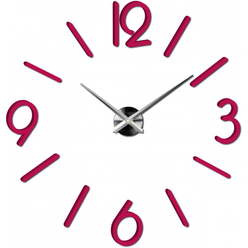 Stick-on wall clocks,luxury stent clocks,plastic clocks