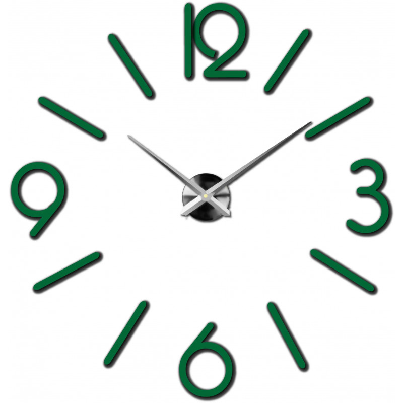 Stick-on wall clocks,luxury stent clocks,plastic clocks