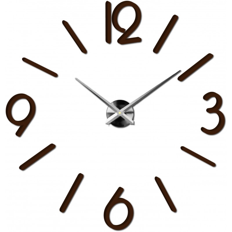 Stick-on wall clocks,luxury stent clocks,plastic clocks