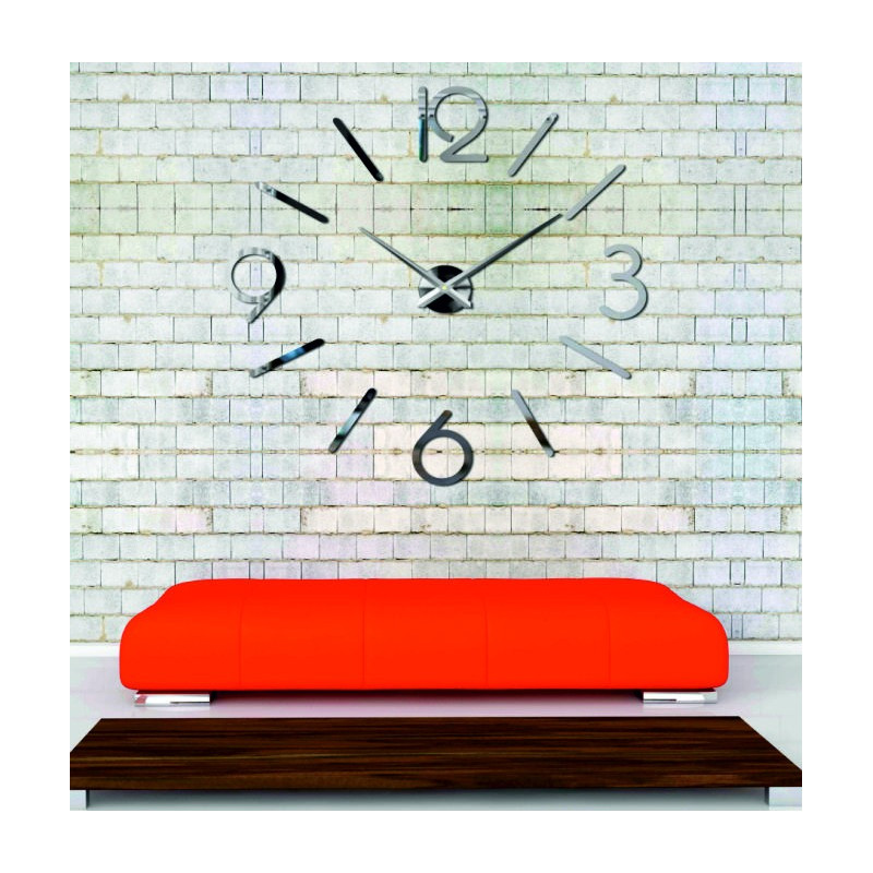 Stick-on wall clocks,luxury stent clocks,plastic clocks