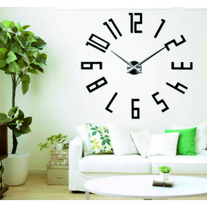 Adhesive wall clock, luxury wall clock, plastic clock 2