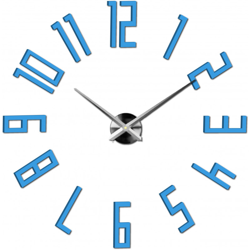 Adhesive wall clock, luxury wall clock, plastic clock