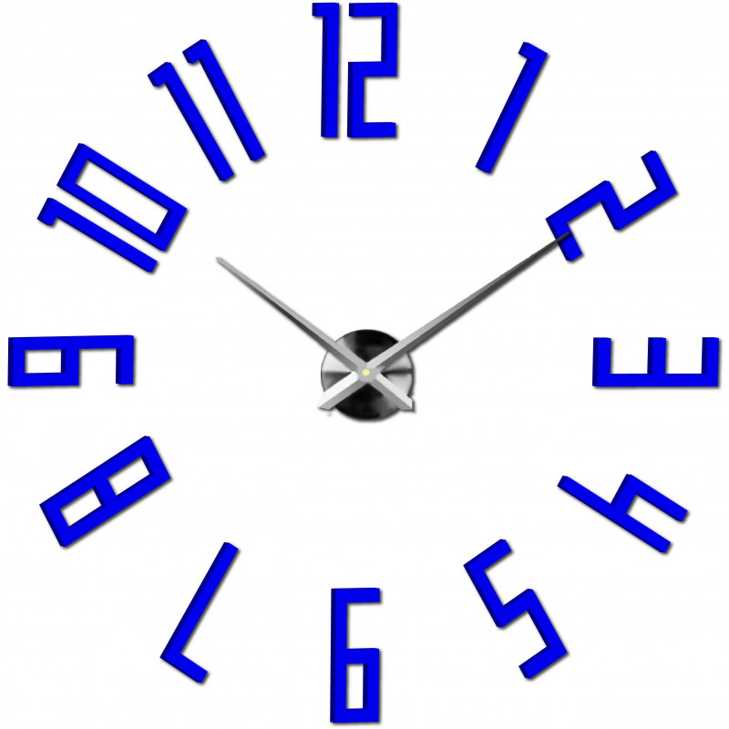 Adhesive wall clock, luxury wall clock, plastic clock