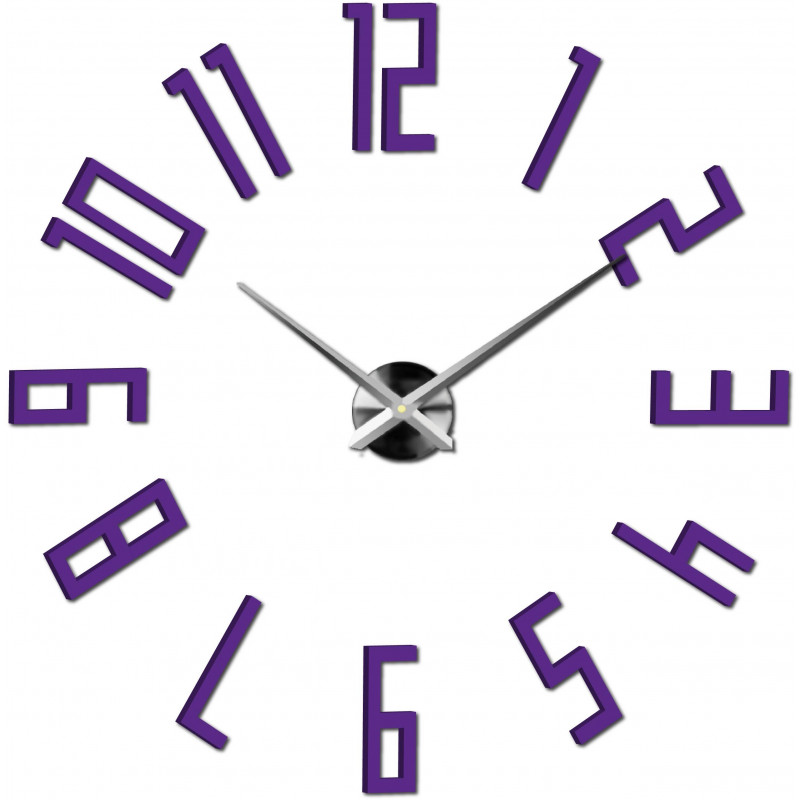 Adhesive wall clock, luxury wall clock, plastic clock