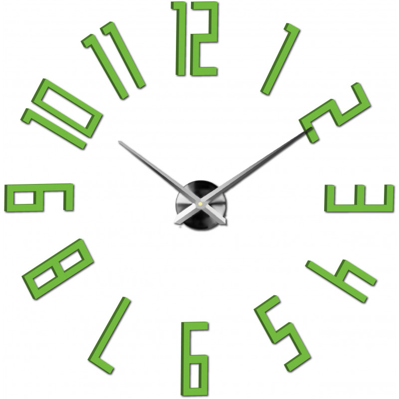 Adhesive wall clock, luxury wall clock, plastic clock