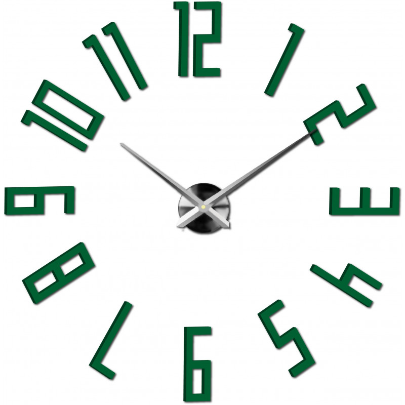 Adhesive wall clock, luxury wall clock, plastic clock