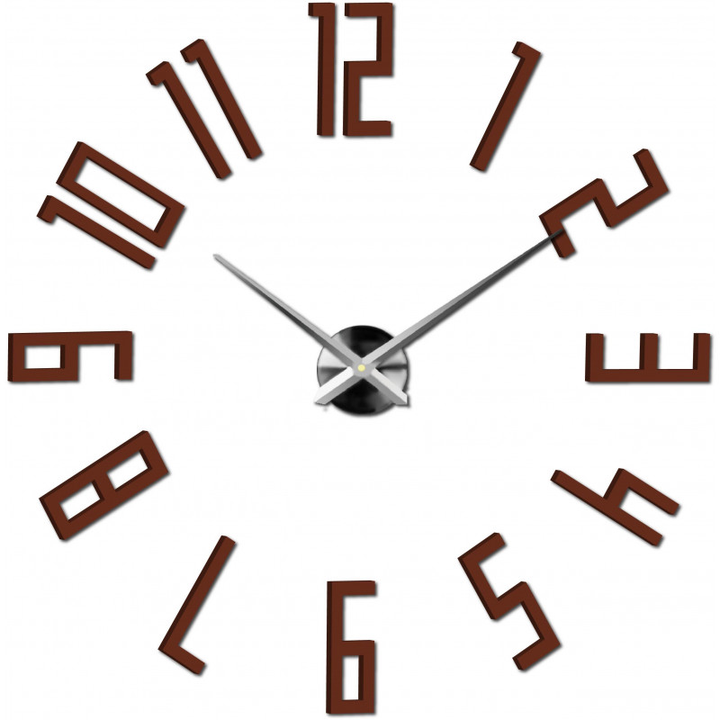 Adhesive wall clock, luxury wall clock, plastic clock