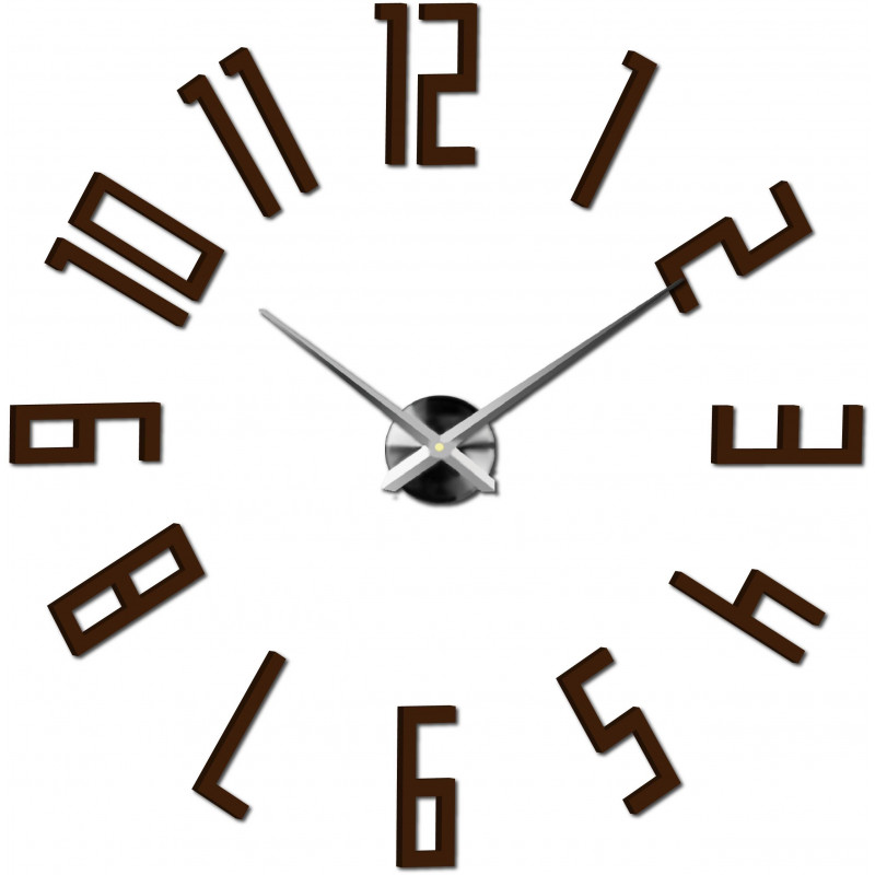 Adhesive wall clock, luxury wall clock, plastic clock
