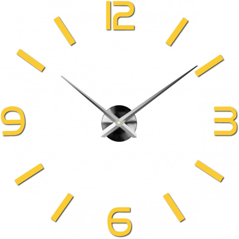 Stick-on wall clocks,luxury stent clocks,plastic clocks