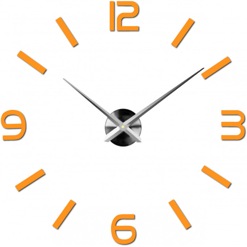 Stick-on wall clocks,luxury stent clocks,plastic clocks