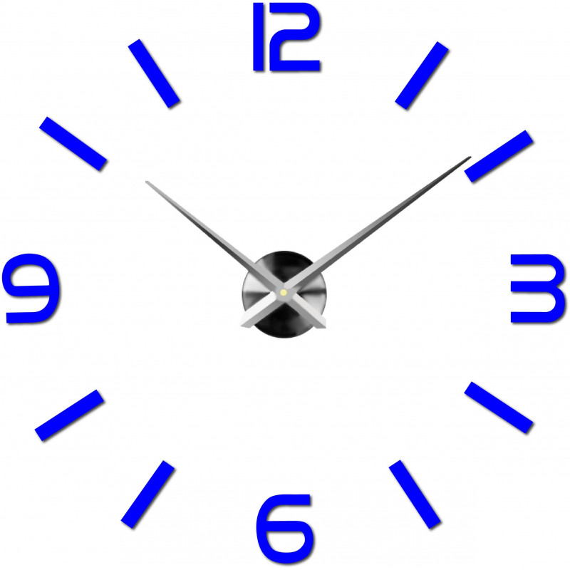 Stick-on wall clocks,luxury stent clocks,plastic clocks