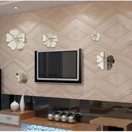 Decorative mirrors. Mirror wall sticker, as a picture or decoration, 3d acrylic sticker