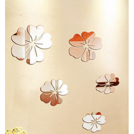 Decorative mirrors. Mirror wall sticker, as a picture or decoration, 3d acrylic sticker