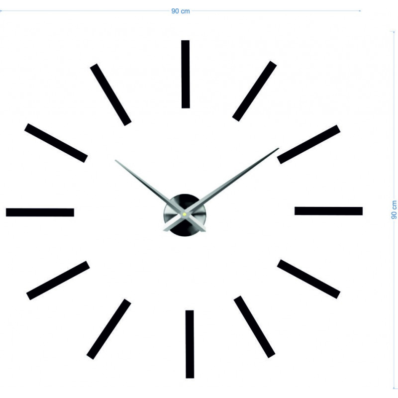 Stick-on wall clocks,luxury stent clocks,plastic clocks