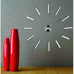 Wall Clock X0038 3D CHOCCO XXL i black