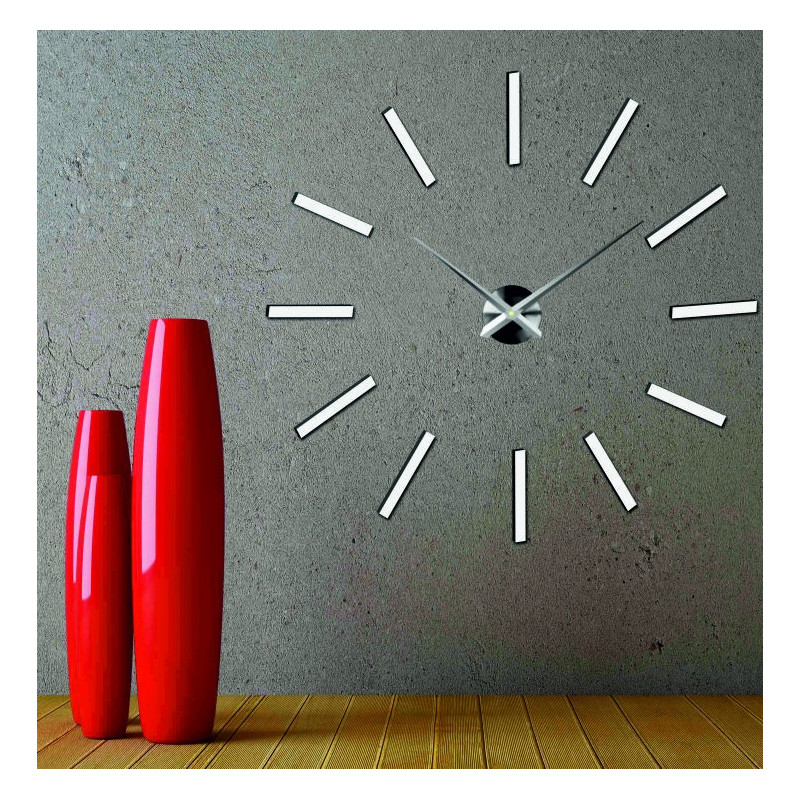 Stick-on wall clocks,luxury stent clocks,plastic clocks