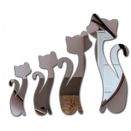 Modern decorative mirrors. Mirror and color wall stickers, 3D stickers made of acrylic Modern decorative mirrors. Mirror and color wall stickers, 3D stickers made of acrylic