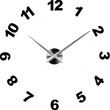 Adhesive wall clock, luxury clock on stent, plastic clock Adhesive wall clock, luxury clock on stent, plastic clock