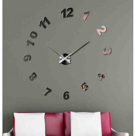 Adhesive wall clock, luxury clock on stent, plastic clock Adhesive wall clock, luxury clock on stent, plastic clock