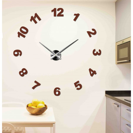 Adhesive wall clock, luxury clock on stent, plastic clock Adhesive wall clock, luxury clock on stent, plastic clock