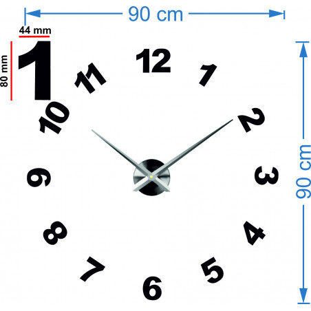 Dimensions of wall clocks, wall clock design Dimensions of wall clocks, wall clock design