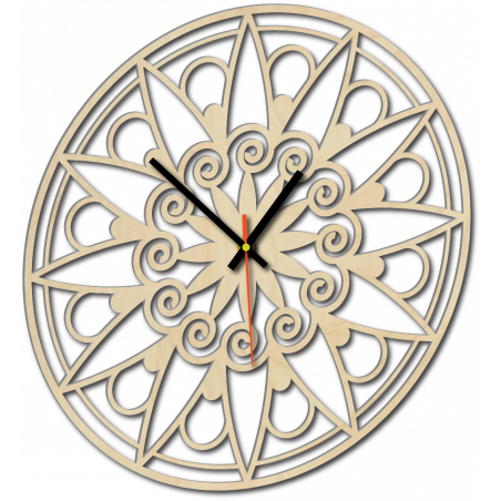 Modern Wall Clock, Wall Clock as a Gift, 3D Clock Mandala. Modern Wall Clock, Wall Clock as a Gift, 3D Clock Mandala.