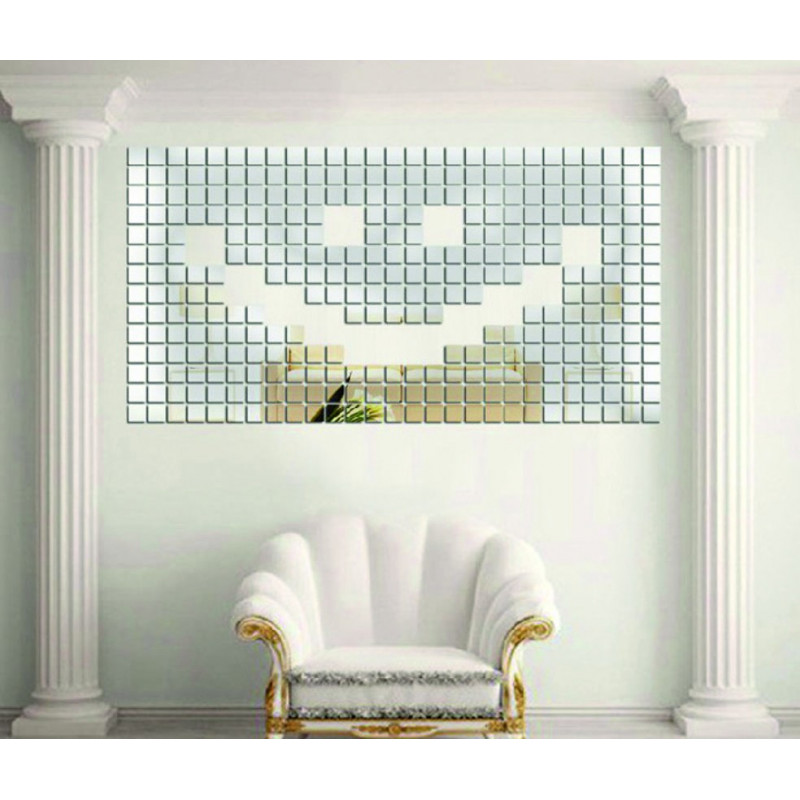 Decorative mirrors. Mirror wall sticker, as a picture or decoration, 3d acrylic sticker