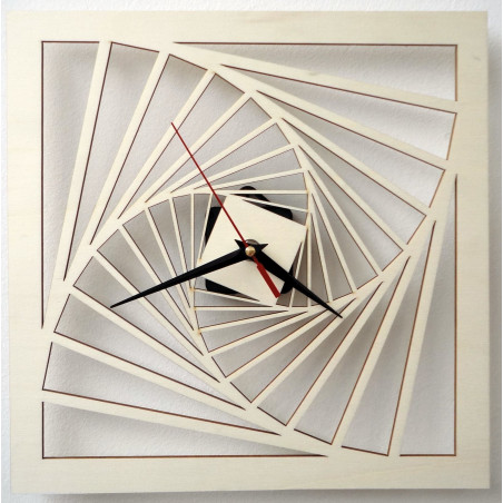 Modern wall clock, wooden wall clock, plywood Modern wall clock, wooden wall clock, plywood