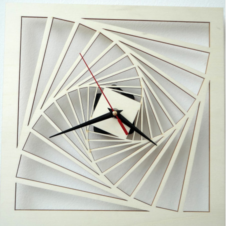 Modern wall clock, wooden wall clock, plywood Modern wall clock, wooden wall clock, plywood