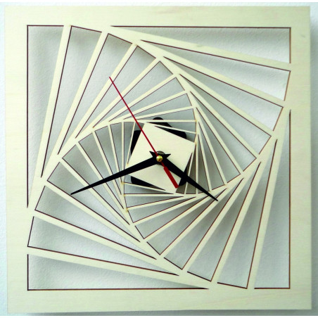 Modern wall clock, wooden wall clock, plywood Modern wall clock, wooden wall clock, plywood