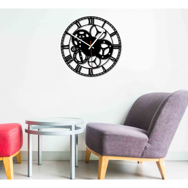 Design wall clock for the living room, kitchen, children's room. Wall clock as a gift.