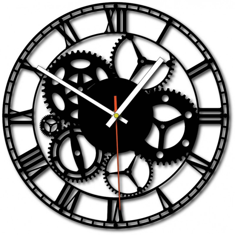 Design wall clock for the living room, kitchen, children's room. Wall clock as a gift.