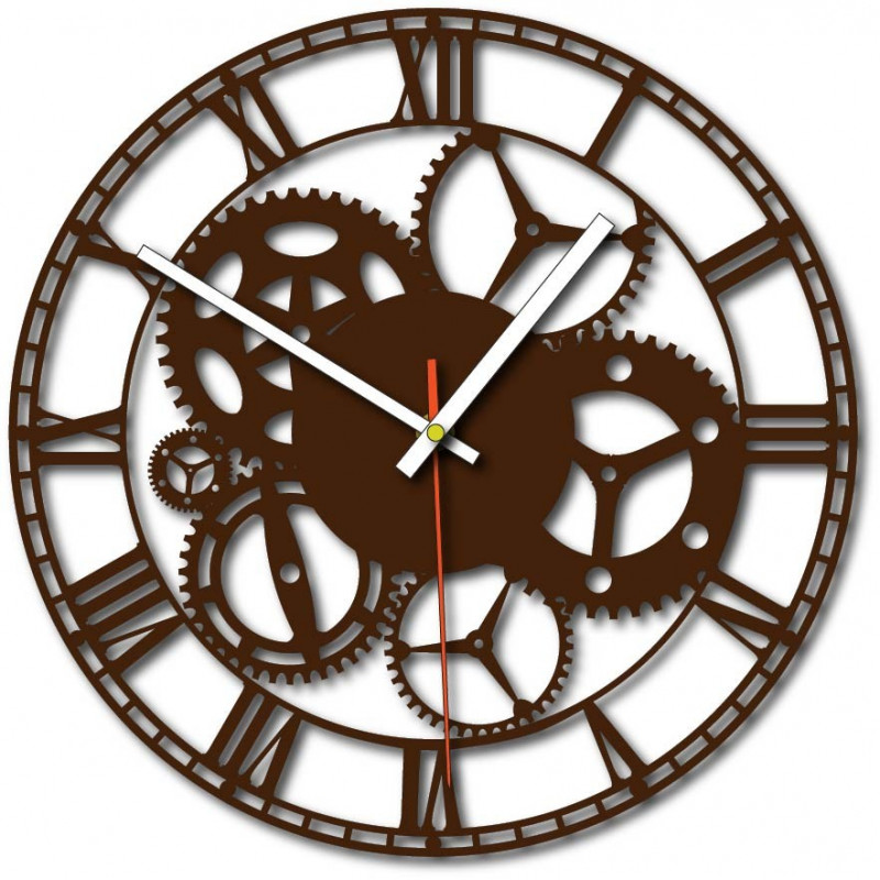 Design wall clock for the living room, kitchen, children's room. Wall clock as a gift.