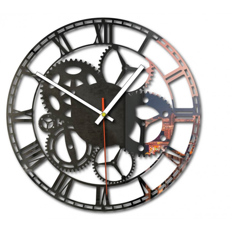 Design wall clock for the living room, kitchen, children's room. Wall clock as a gift.