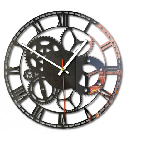 Design wall clock for the living room, kitchen, children's room. Wall clock as a gift.