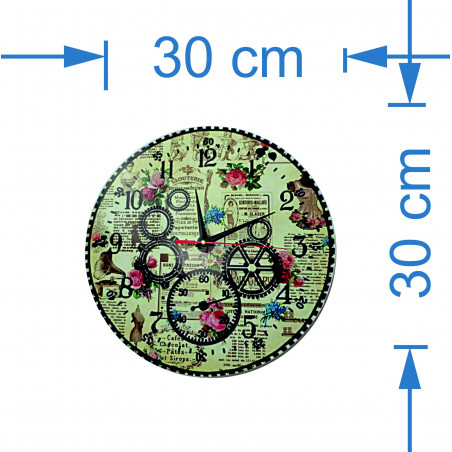 Modern wall clock, wall clock made of wood, plywood Modern wall clock, wall clock made of wood, plywood