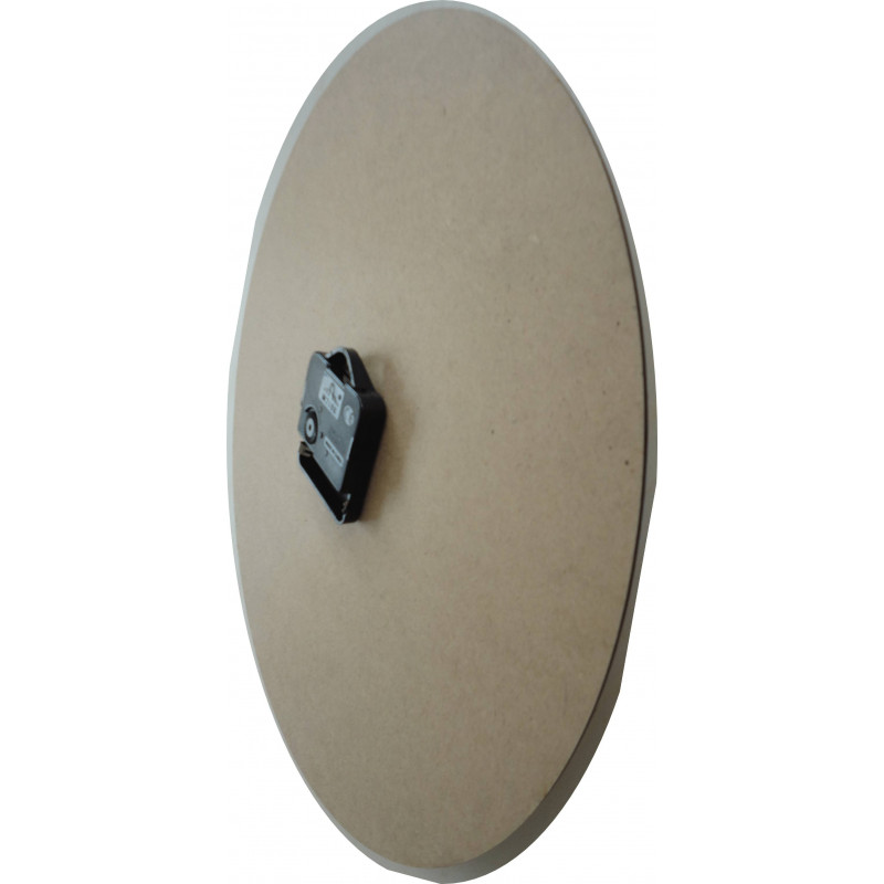 Modern wall clock, wall clock made of wood, plywood