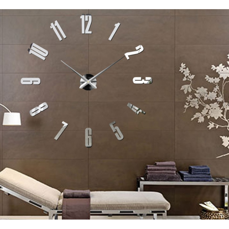 Stick-on wall clocks,luxury stent clocks,plastic clocks