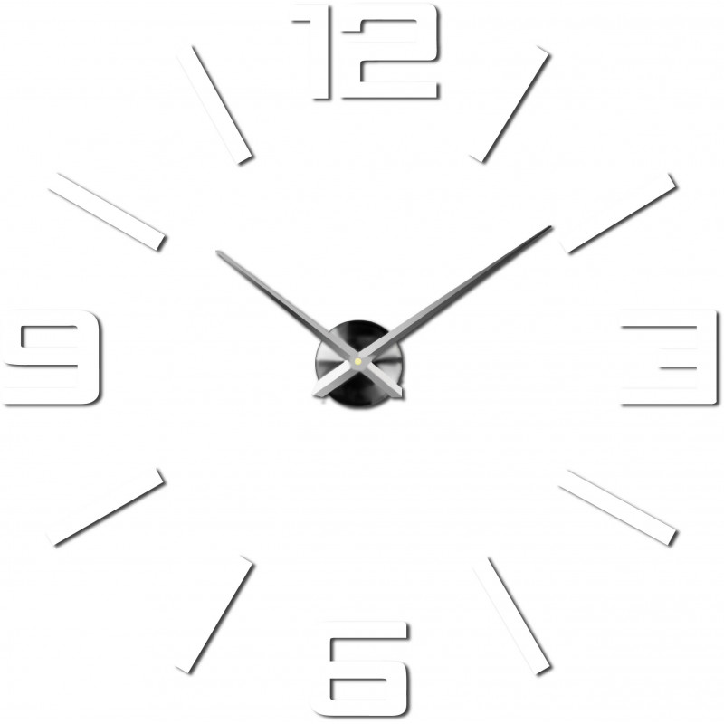 Stick-on wall clocks,luxury stent clocks,plastic clocks