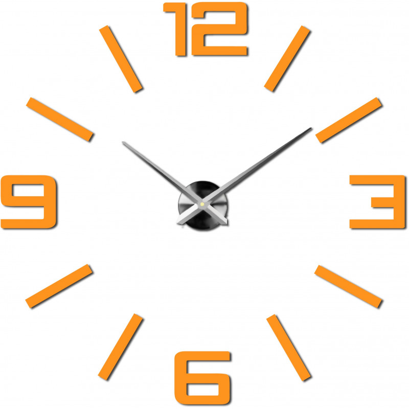 Stick-on wall clocks,luxury stent clocks,plastic clocks