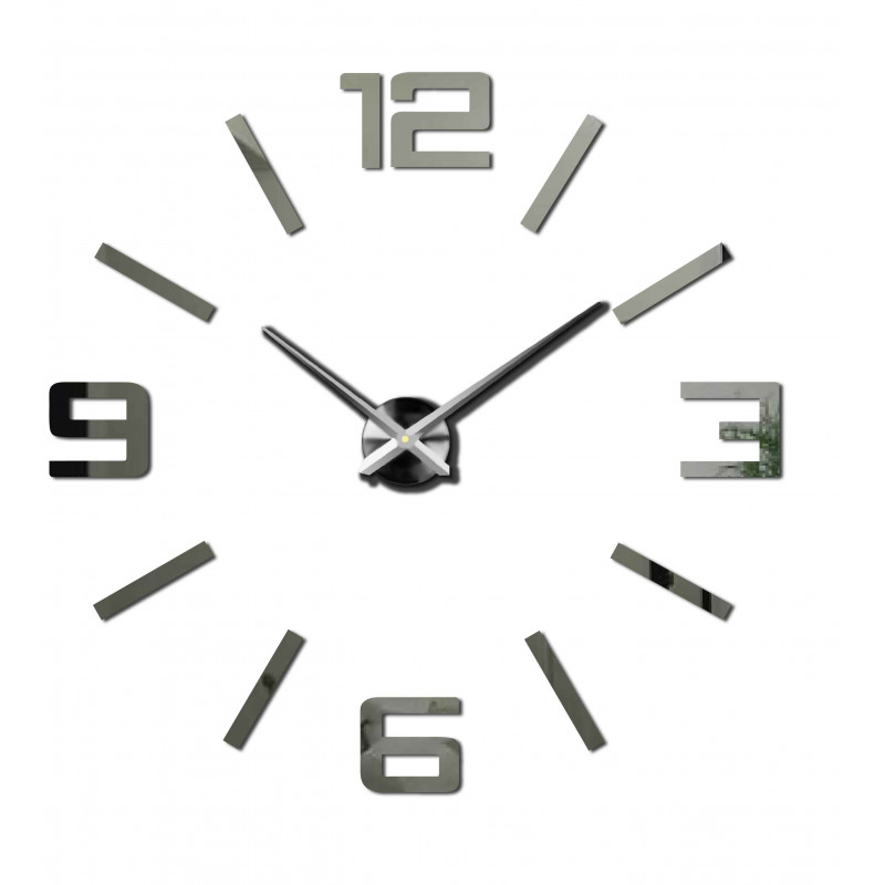 Stick-on wall clocks,luxury stent clocks,plastic clocks
