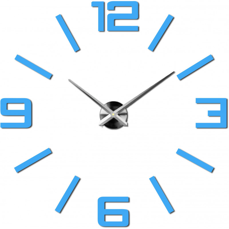 Stick-on wall clocks,luxury stent clocks,plastic clocks