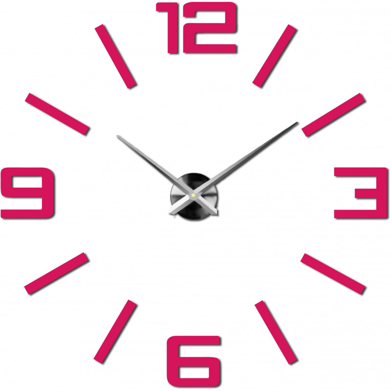Stick-on wall clocks,luxury stent clocks,plastic clocks