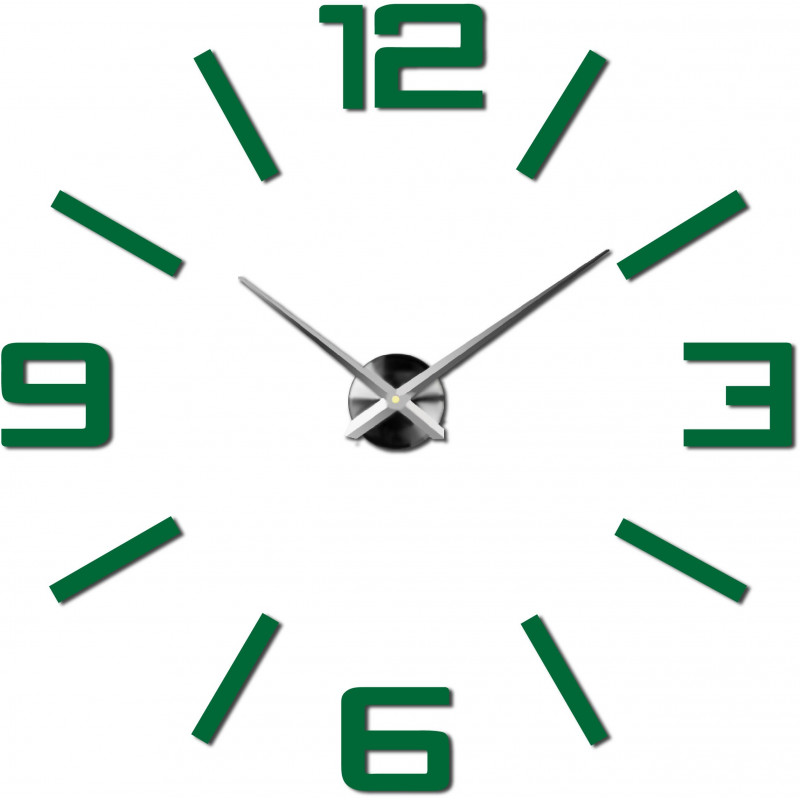 Stick-on wall clocks,luxury stent clocks,plastic clocks