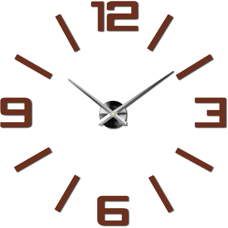Stick-on wall clocks,luxury stent clocks,plastic clocks