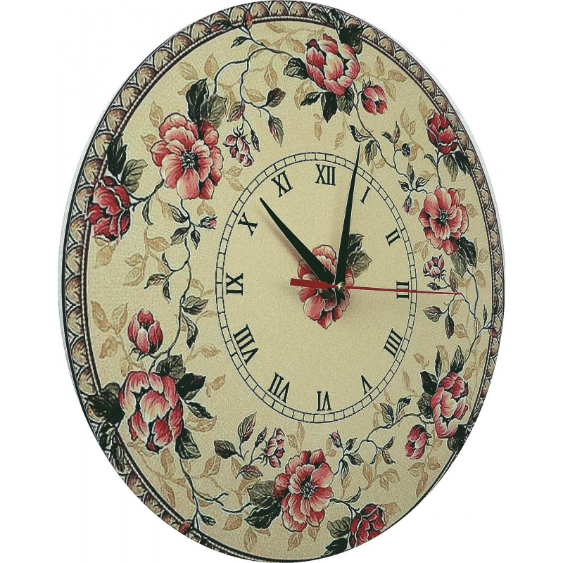 Modern wall clock, wooden wall clock, plywood